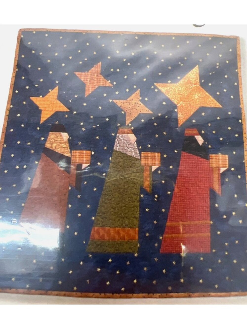 We Three Kings Quilt Pattern By Sweet Peas 22"x23.5" Stars & Gifts Design Founda